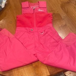 Weatherproof snow pants size 5 for girls